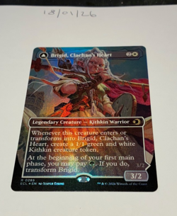 Magic the Gathering MTG Brigid, Clachan's Heart x1 Rare B'less FOIL Card NM/M - Image 1