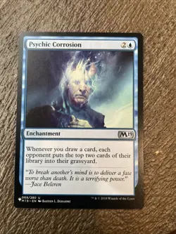 MTG Magic the Gathering Psychic Corrosion M19-68/2869 The List NM Free Shipping - Image 1
