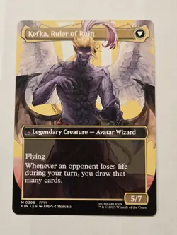 MTG Kefka, Court Mage / Ruler of Ruin Borderless #398 Final Fantasy Near Mint - Image 2