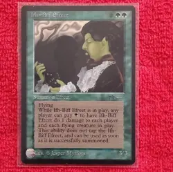 Magic: The Gathering Ifh-Biff Efreet Creature Green 3/3 Jesper Myrfors - Image 1
