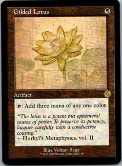 Gilded Lotus (Schematic) - The Brothers' War: Retro Frame Artifacts (80) NM BRR - Image 1