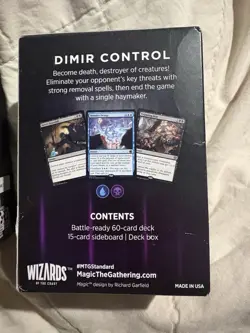 Two unopened MTG Standard Challenger decks, Mono White Aggro and Dimir Control 195166138817 - Image 4