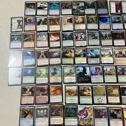 Huge Magic the Gathering lot 80 Rares and mythic foil lands borderless NM etc - Image 2