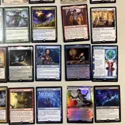 Huge Magic the Gathering lot 80 Rares and mythic foil lands borderless NM etc - Image 3