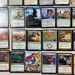 Huge Magic the Gathering lot 80 Rares and mythic foil lands borderless NM etc - Image 4