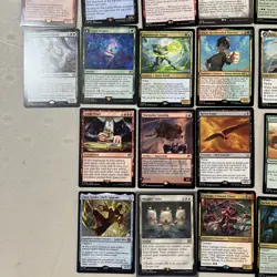 Huge Magic the Gathering lot 80 Rares and mythic foil lands borderless NM etc - Image 5