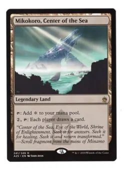 Mikokoro, Center of the Sea (NM) #241 Masters 25 Magic Gathering card MTG - Image 1