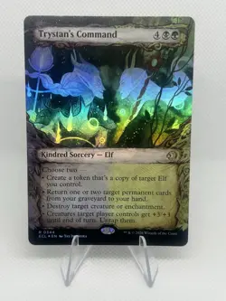 BRAND NEW Magic the Gathering: Trystan's Command (Showcase) Lorwyn Eclipsed Foil - Image 1