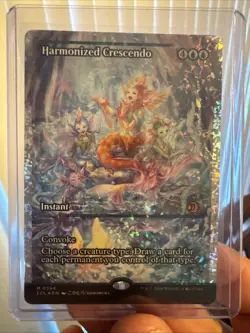 Harmonized Crescendo (0394) (Showcase) (Fracture Foil) Lorwyn Eclipsed Foil - Image 1