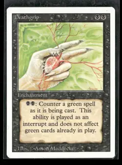 Deathgrip Revised Edition # Magic The Gathering MTG - Image 1
