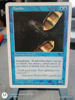 Magic The Gathering Fifth Edition Dandan -LP EX Condition - Image 1