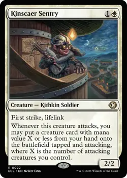 MTG Lorwyn Eclipsed - Kinscaer Sentry NM - Image 1