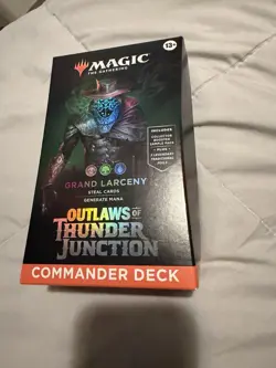 MTG Grand Larceny Commander Deck Outlaws of Thunder Junction New Sealed - Image 1