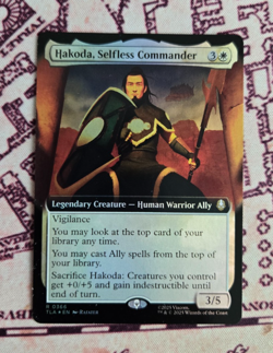 MTG Foil Hakoda, Selfless Commander Avatar Last Airbender Magic the Gathering NM - Image 1