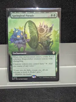 Sprinrgleaf Parade Extended Art X1 NM Lorwyn Eclipsed MTG - Image 1