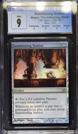 SUMMONING STATION Fifth Dawn Foil Rare CGC 9 Q MTG [Nostalgium] - Image 1