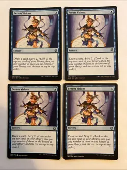 Magic the Gathering MTG Serum Visions Play Set Of 4 - Image 1