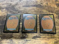 Lot Of 3 MTG Foreign Vintage Island Mana Land Cards Zendikar Foil Japanese Blue - Image 2
