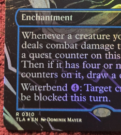 MTG Waterbender Ascension (Borderless Foil) Avatar: The Last Airbender 0310 MINT - Image 5