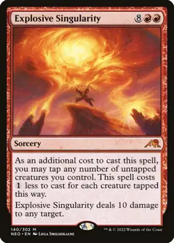 MTG Explosive Singularity ** Kamigawa: Neon Dynasty ** English - Image 1