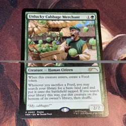 Unlucky Cabbage Merchant X1 Mtg Avatar TLA Promo Nm - Image 1
