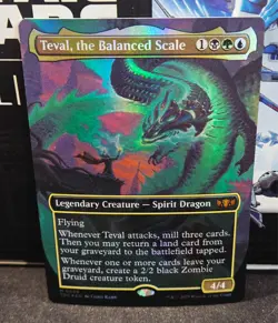 magic the gathering - FOIL! - Teval, the Balanced Scale - Legendary Creature - Image 1