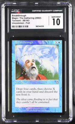 BREAKTHROUGH Torment Foil U CGC 10 MTG [Nostalgium] - Image 1
