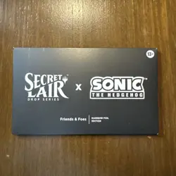 MTG Secret Lair x Sonic: Friends & Foes Foil Edition NEW SEALED - Image 1