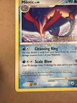 MILOTIC 70/147 Stamped PRERELEASE PROMO Supreme Victors 2009 Pokemon TCG - Image 3