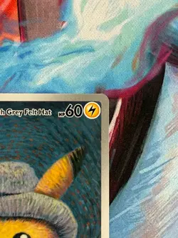 Pokemon x Van Gogh: Pikachu with Grey Felt Hat - 085 Promo Card - Clean! 💎 🔥 - Image 2