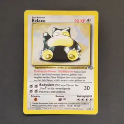 Pokemon TCG Karte - 27/64 Relaxo Dschungel Deutsch Rare EXC - Image 2
