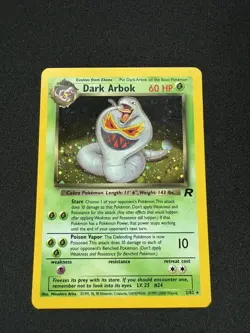 Pokemon TCG Dark Arbok Team Rocket Holo Unlimited Holo Rare NM - Image 1