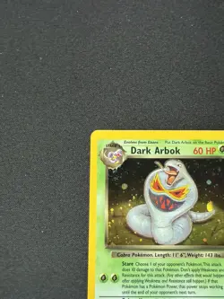 Pokemon TCG Dark Arbok Team Rocket Holo Unlimited Holo Rare NM - Image 3