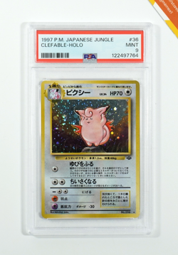 Pokemon PSA 9 Clefable #36 Holo Jungle 1997 Japanese - Image 1