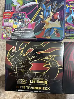 Pokemon ETB Lot Tin Blister Pack Astral Radiance Lost Origin Mega Ev Phantasmal - Image 3