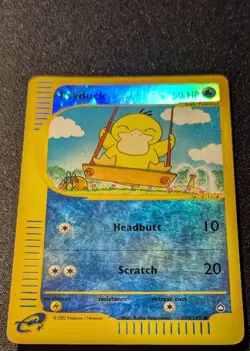 Pokemon AQUAPOLIS - #104/147 Psyduck - Reverse Holo - ENG - HP/DMG - Image 4