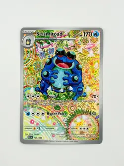 Seismitoad Illustration Rare 105/086 Pokemon Black Bolt English NM - Image 1
