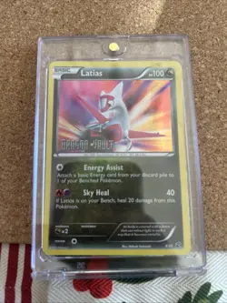 Pokemon TCG Latias Stamped Holo Ultra Rare Card 2012 Dragon Vault - Image 1