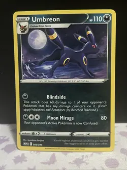 Pokemon Umbreon 9/15 McDonald's Collection 2024 NM - Image 1