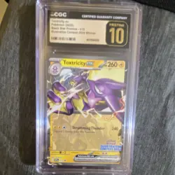 Pokemon Toxtricity ex 215 Illustration Contest Winner Promo CGC 10 - Image 1