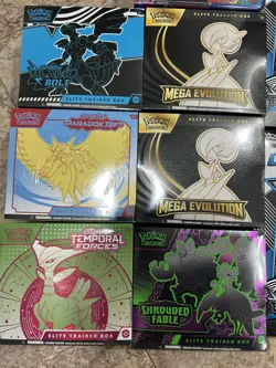 Pokemon SV Era Sealed Box Lot Mega Evolution 151 Booster Bundle Black Bolt ETB + - Image 2