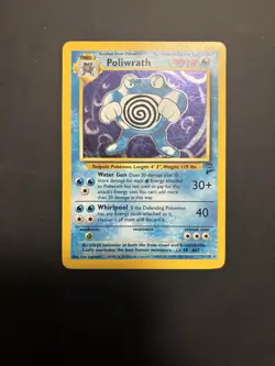 Pokemon TCG - POLIWRATH #15 - HOLO RARE - UNLIMITED - BASE SET 2 (2000) - HP/MP - Image 1