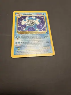 Pokemon TCG - POLIWRATH #15 - HOLO RARE - UNLIMITED - BASE SET 2 (2000) - HP/MP - Image 2