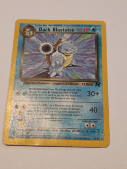 Dark Blastoise 20/82 Pokemon TCG Vintage Rocket Set WOTC Non Holo Rare 1999-2000 - Image 3