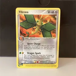 Pokemon Vibrava 22/97 EX Dragon Regular Uncommon 2003 Stage 1 80HP Dragon - Image 1