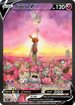 PokeTeamLegends Pokemon Card Holo (FanArtCustomMade) Togetic PTL382 - Image 1