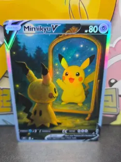 PokeTeamLegends Pokemon Card Holo (FanArtCustomMade) PTL941 Mimikyu pikachu - Image 1