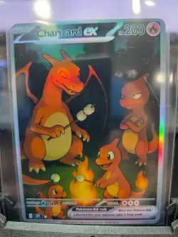 PokeTeamLegends Pokemon Card Holo (FanArtCustomMade) PTL933 Charizard Charmeleon - Image 1