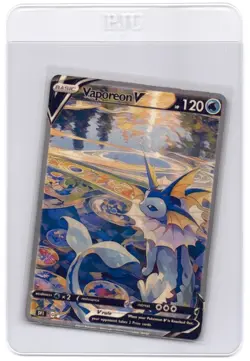 PokeTeamLegends Pokemon Card Holo (FanArtCustomMade) Vaporeon PTL4 - Image 1