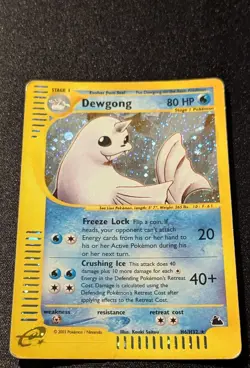 Pokemon SKYRIDGE - #H6/H32 Dewgong - Holo - ENG - Heavily Played - Image 4